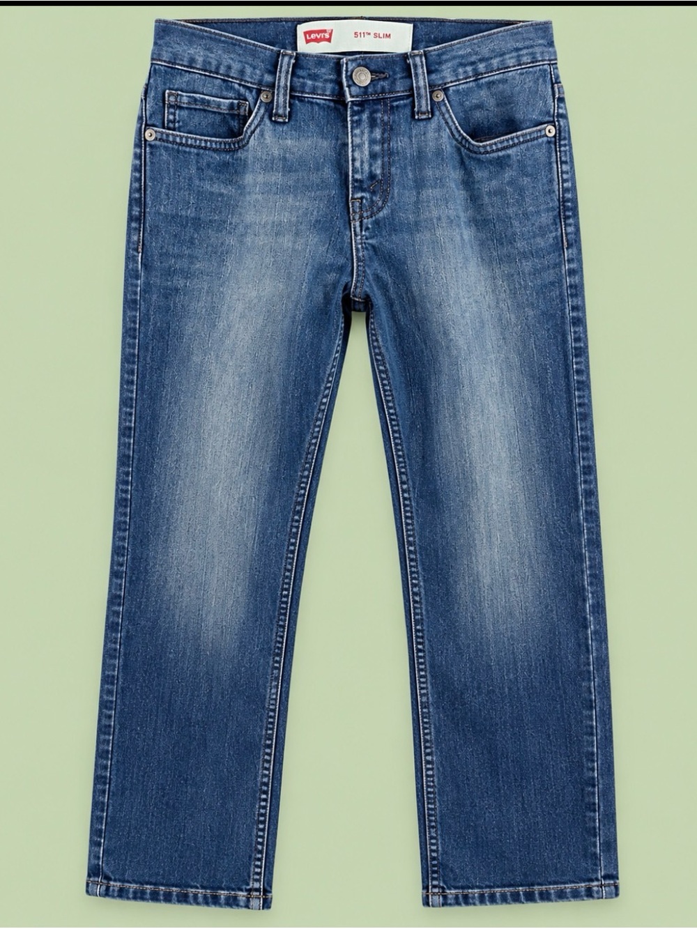 Levi’s 511 Slim Jeans Boys Size 14 Reg W27 L27 Stretch Blue Denim